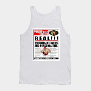 Turnbuckle Tabloid Comic News Tank Top